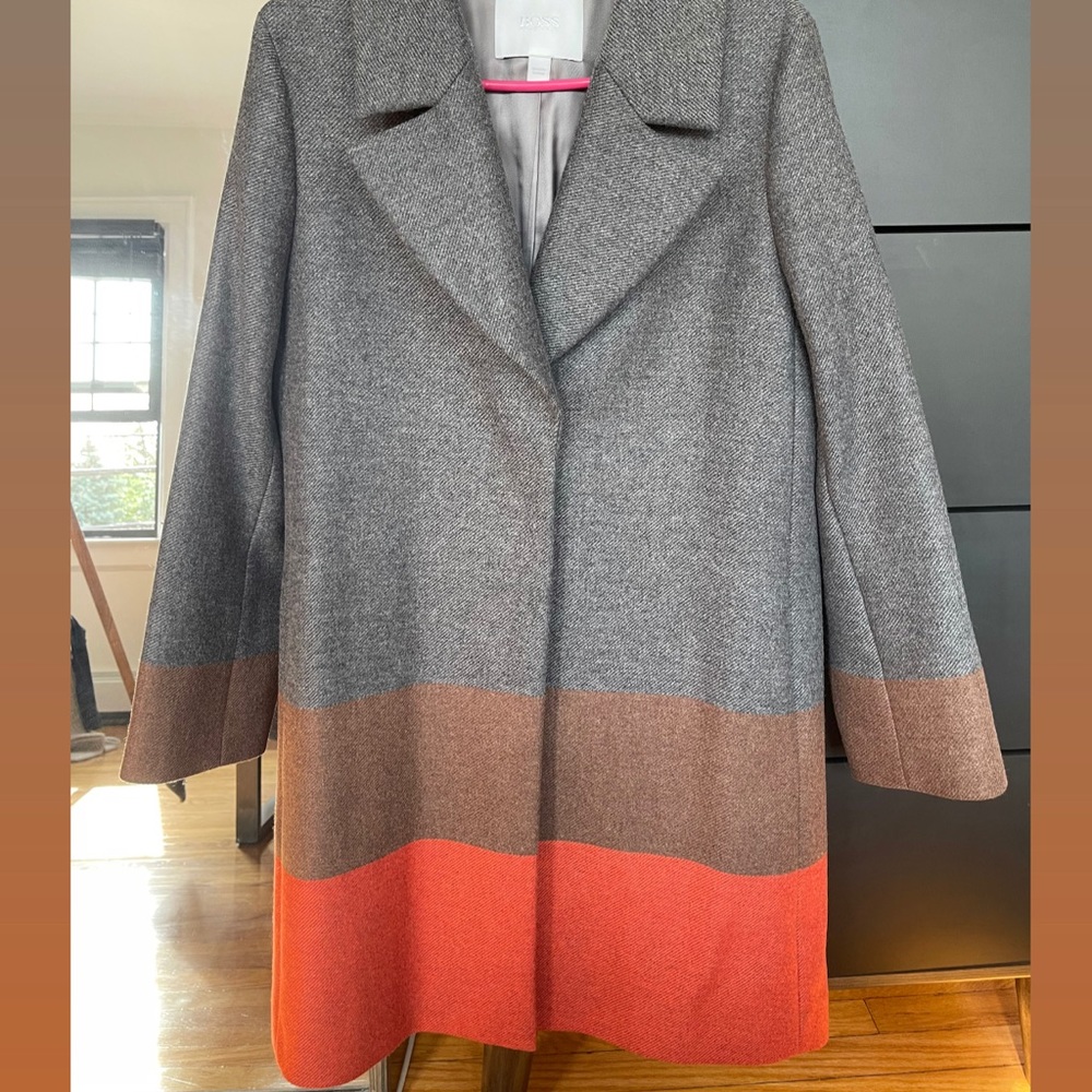 Boss by Hugo Boss Tricolor Beautiful Coat - Picture 2 of 7